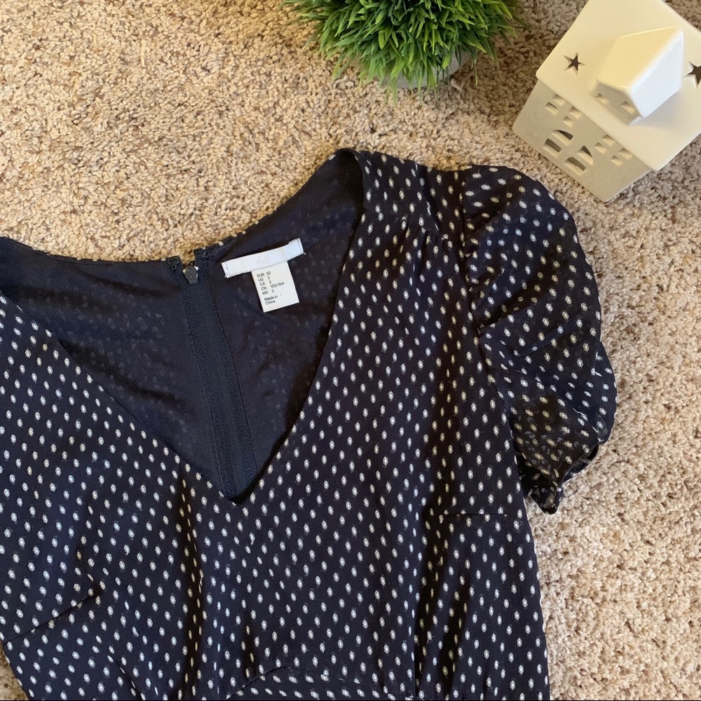 H&M Polka Dot A-Line Dress